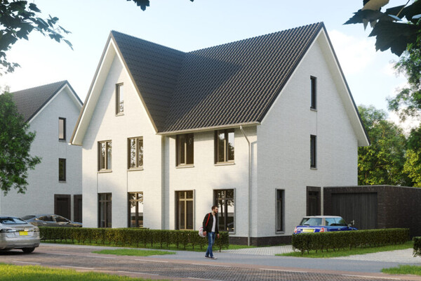 Artist impression 4, gevelbeeld en straat Mill, Molenheide Buiten/ 't Kavelt (Opent de afbeelding vergroot weer)