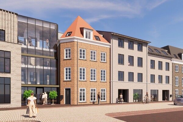 Artist impression 11, 3D gevelbeeld project Grave, Prinsenstal (Opent de afbeelding vergroot weer)