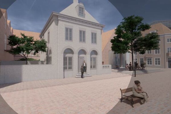 Artist impression 7, 3D gevelbeeld project Grave, Prinsenstal (Opent de afbeelding vergroot weer)