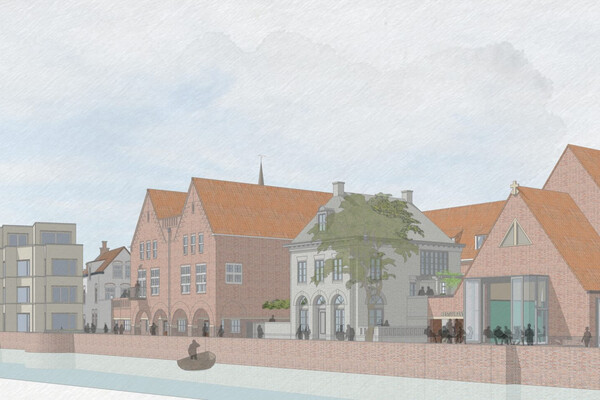 Artist impression 5, 3D gevelbeeld project Grave, Prinsenstal (Opent de afbeelding vergroot weer)
