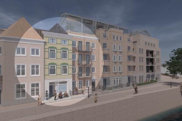 Artist impression 12, 3D gevelbeeld project Grave, Prinsenstal (Opent de afbeelding vergroot weer)