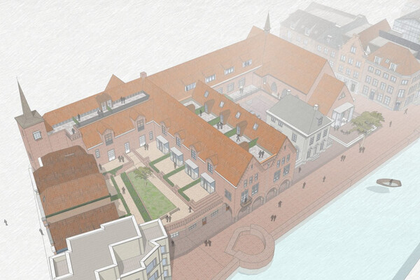 Artist impression 3, 3D gevelbeeld project Grave, Prinsenstal (Opent de afbeelding vergroot weer)