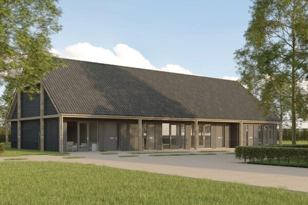 Artist impression 3 gevelbeeld project Oploo, Leeuwenleen (Opent de afbeelding vergroot weer)
